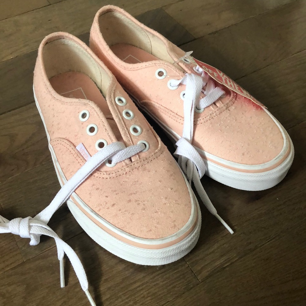 Vans pink sneakers size 5 - new with tags